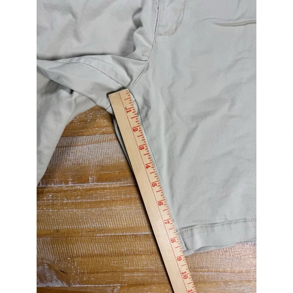 Duck Head Flat Front Khaki Short Mens 42 Beige Cotton Spandex Preppy B3
